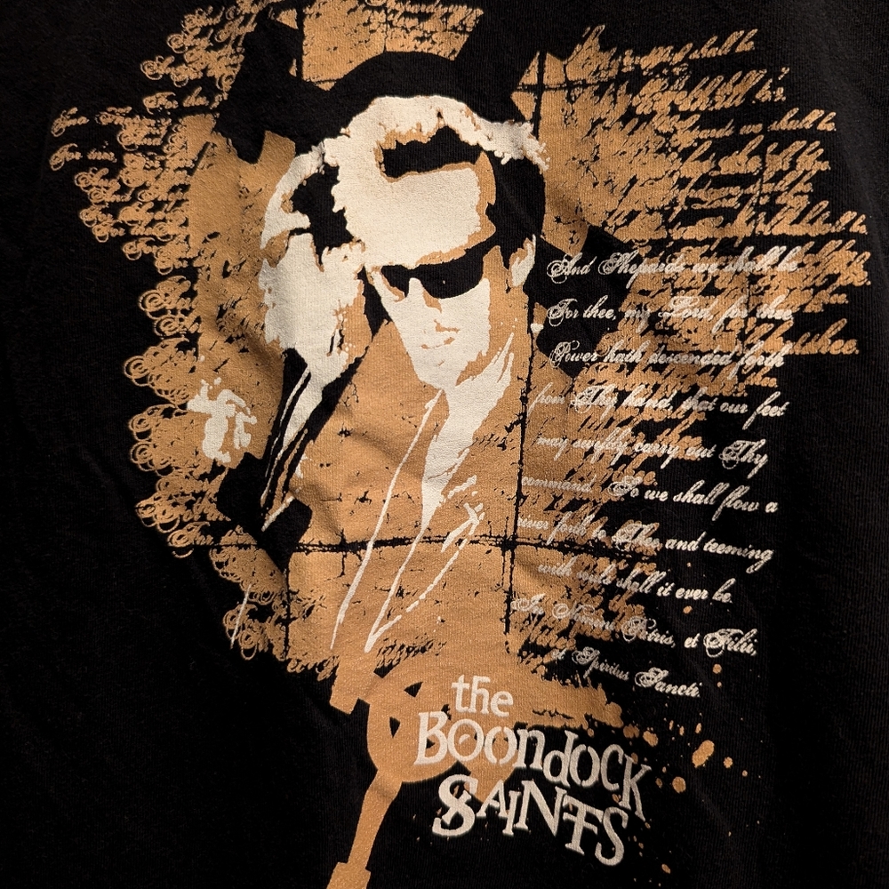 3/$15 Vintage Boondocks Saints Hot Topic Women's Babydoll Small Graphic T-Shirt
